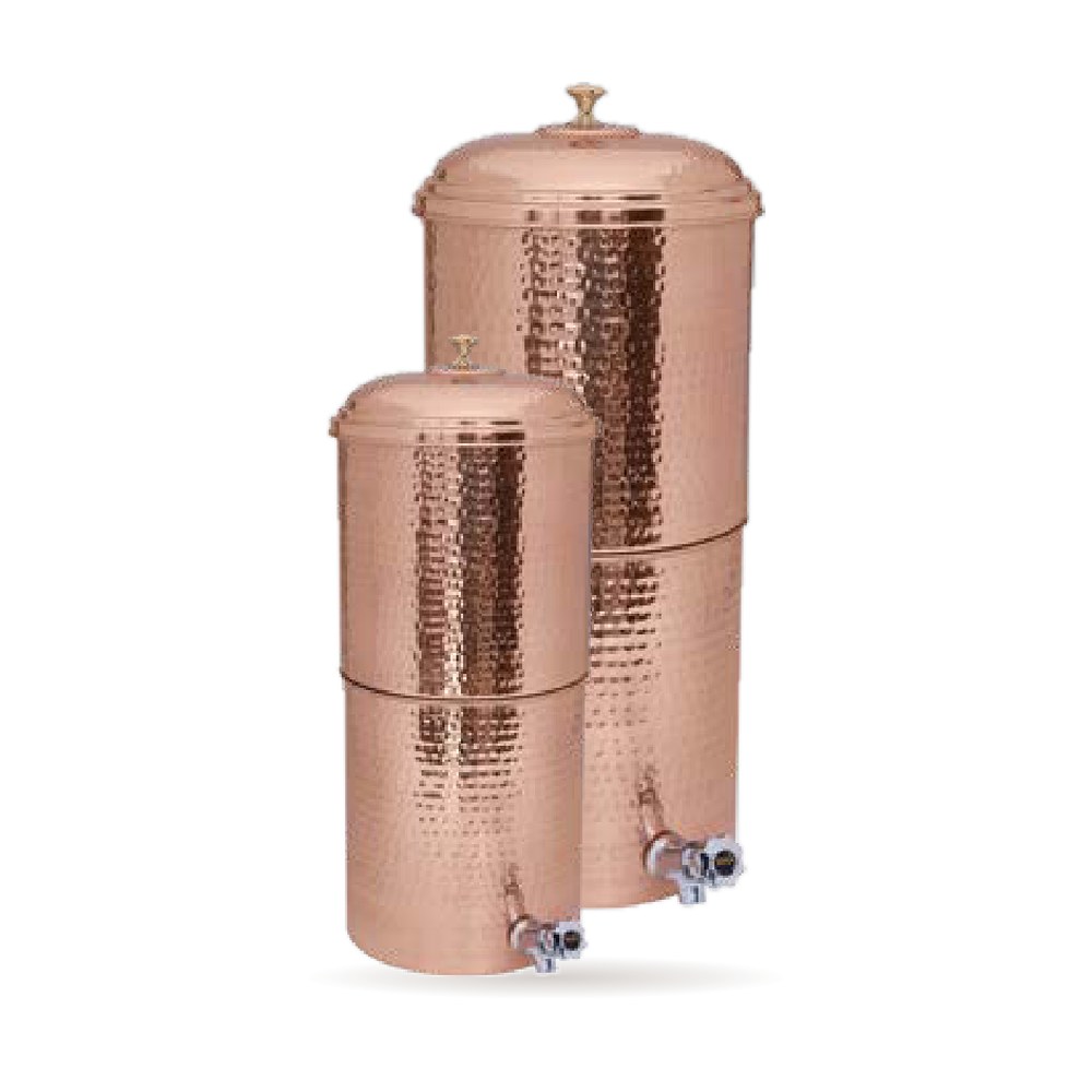 Copper Water Filter — Pure Copper / Steel–Copper