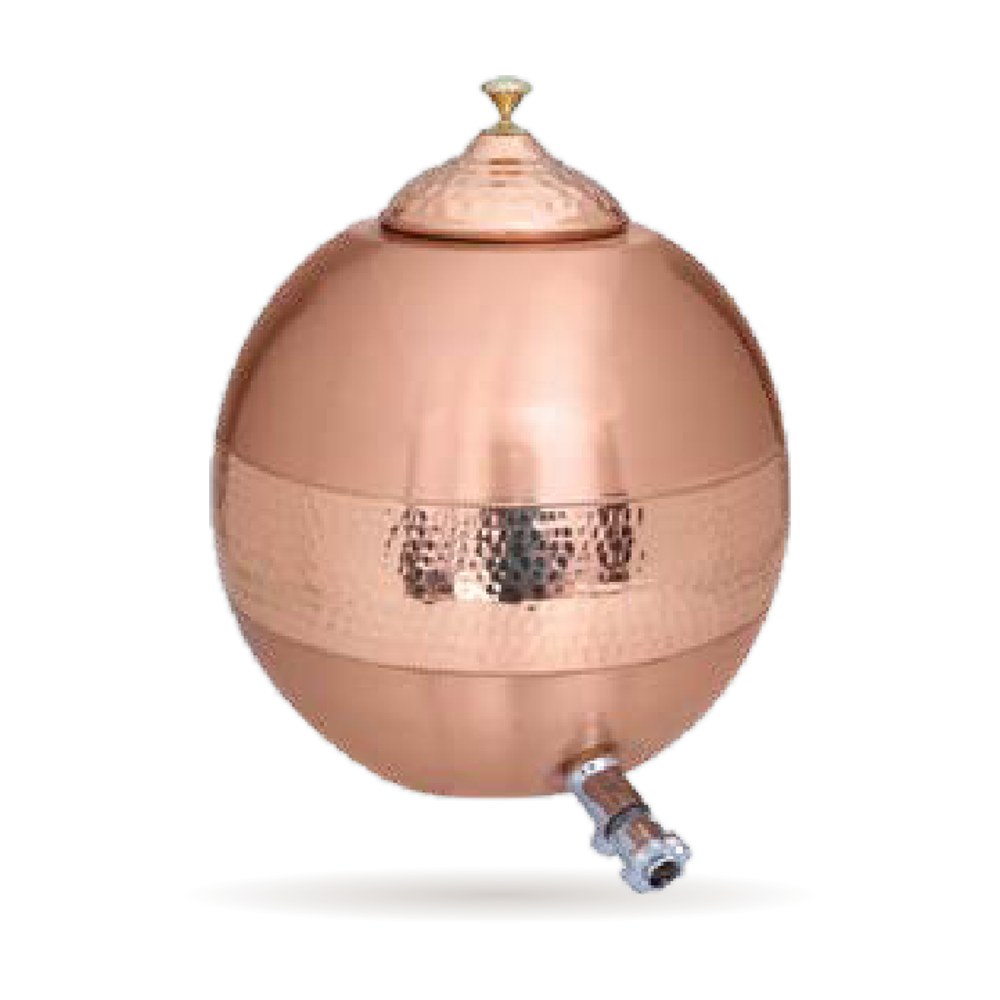 Designer Ghara — 12 L — Pure Copper