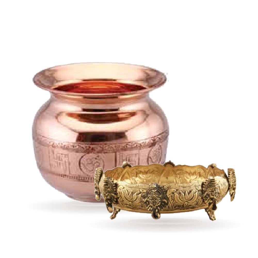 Dhanteras Shubh Set — Copper & Brass