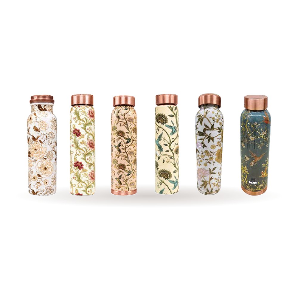 Golden meena copper bottles