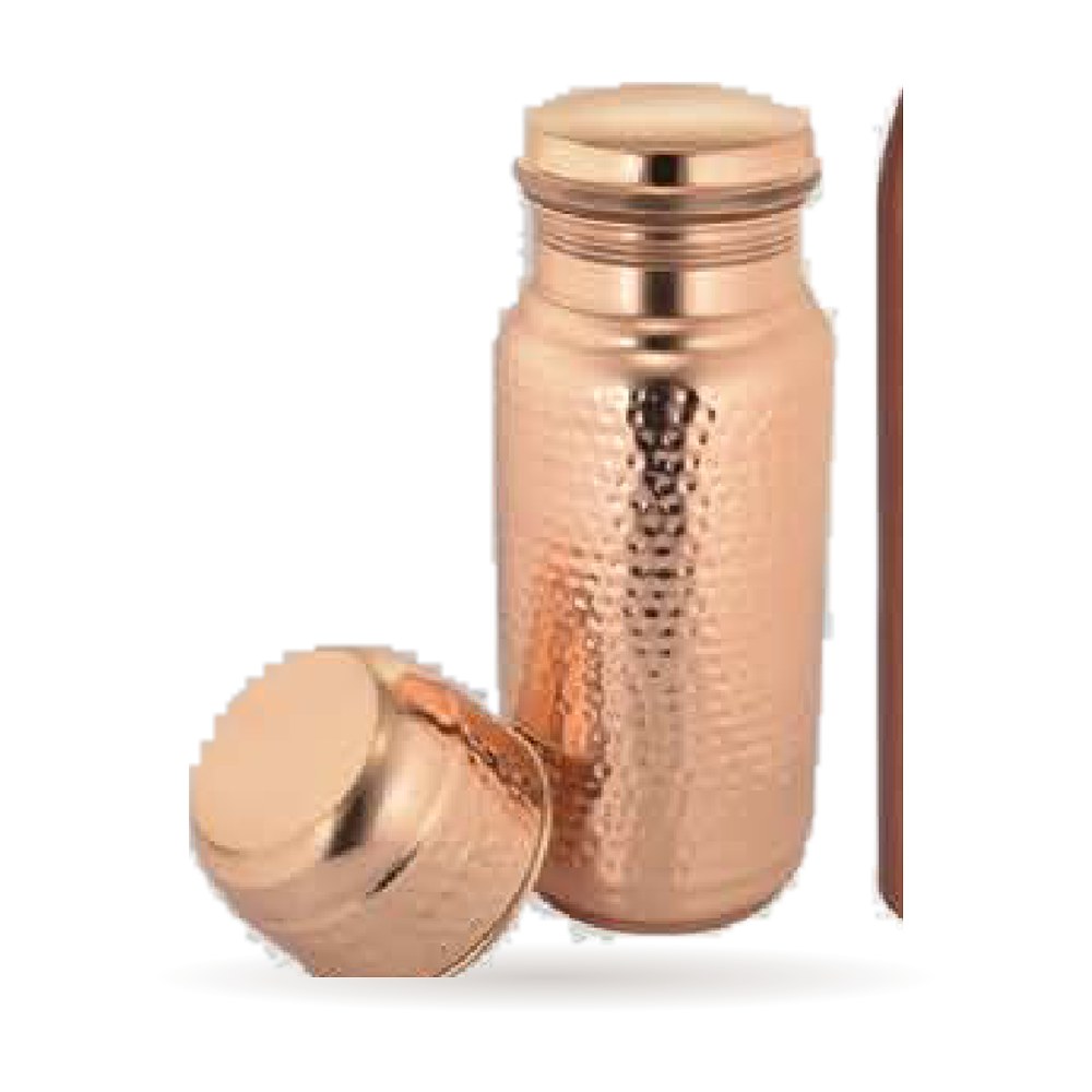Jumbo Hammered Bottle — Pure Copper