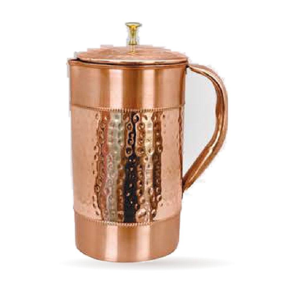 Matt Designer Jug — Pure Copper
