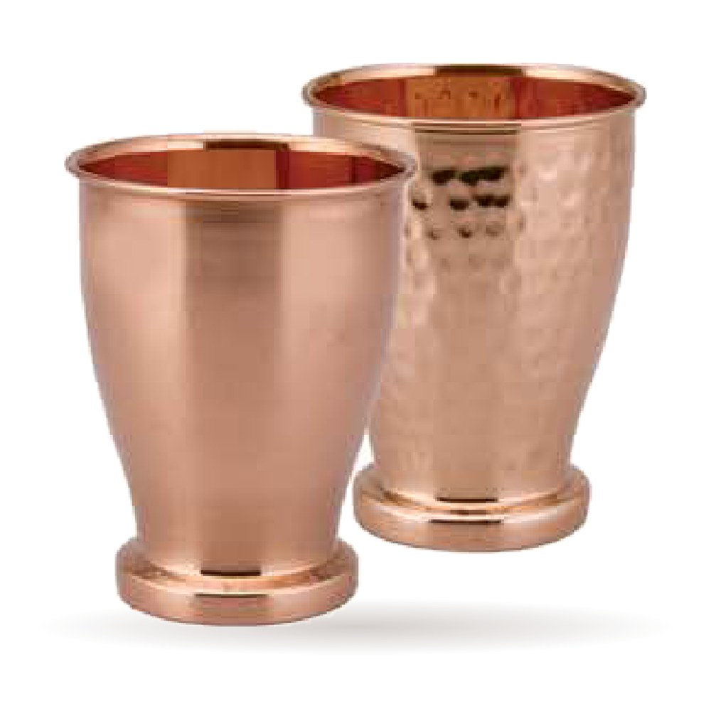 Footed Flare Glass — Pure Copper