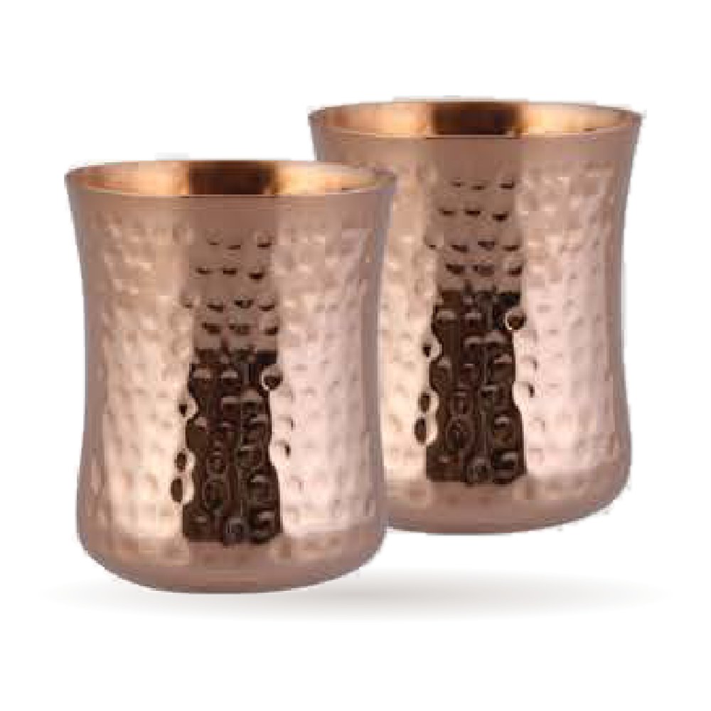 Pure Copper Damru Glass — Pure Copper