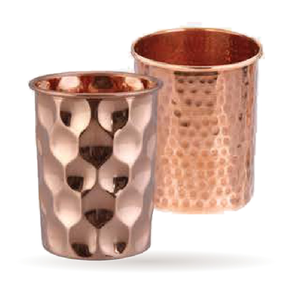 Diamond & Hammered Glass — Pure Copper