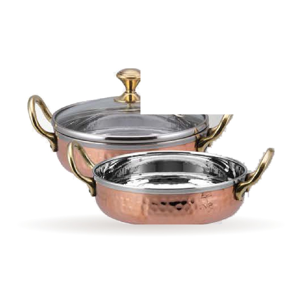 Royal Hammered Kadhai — Steel–Copper