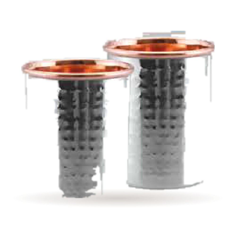 Steel-Copper Hammered Glass — Steel–Copper