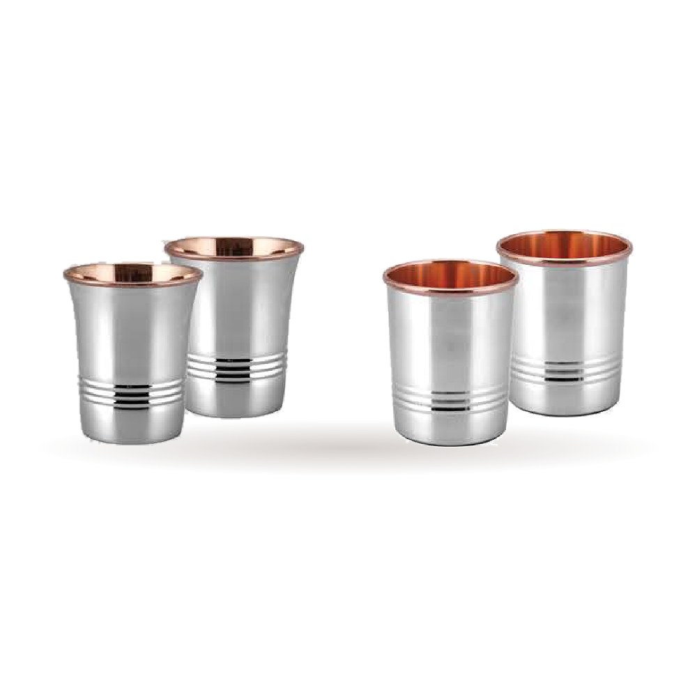 Mirror Line Glass — Steel–Copper