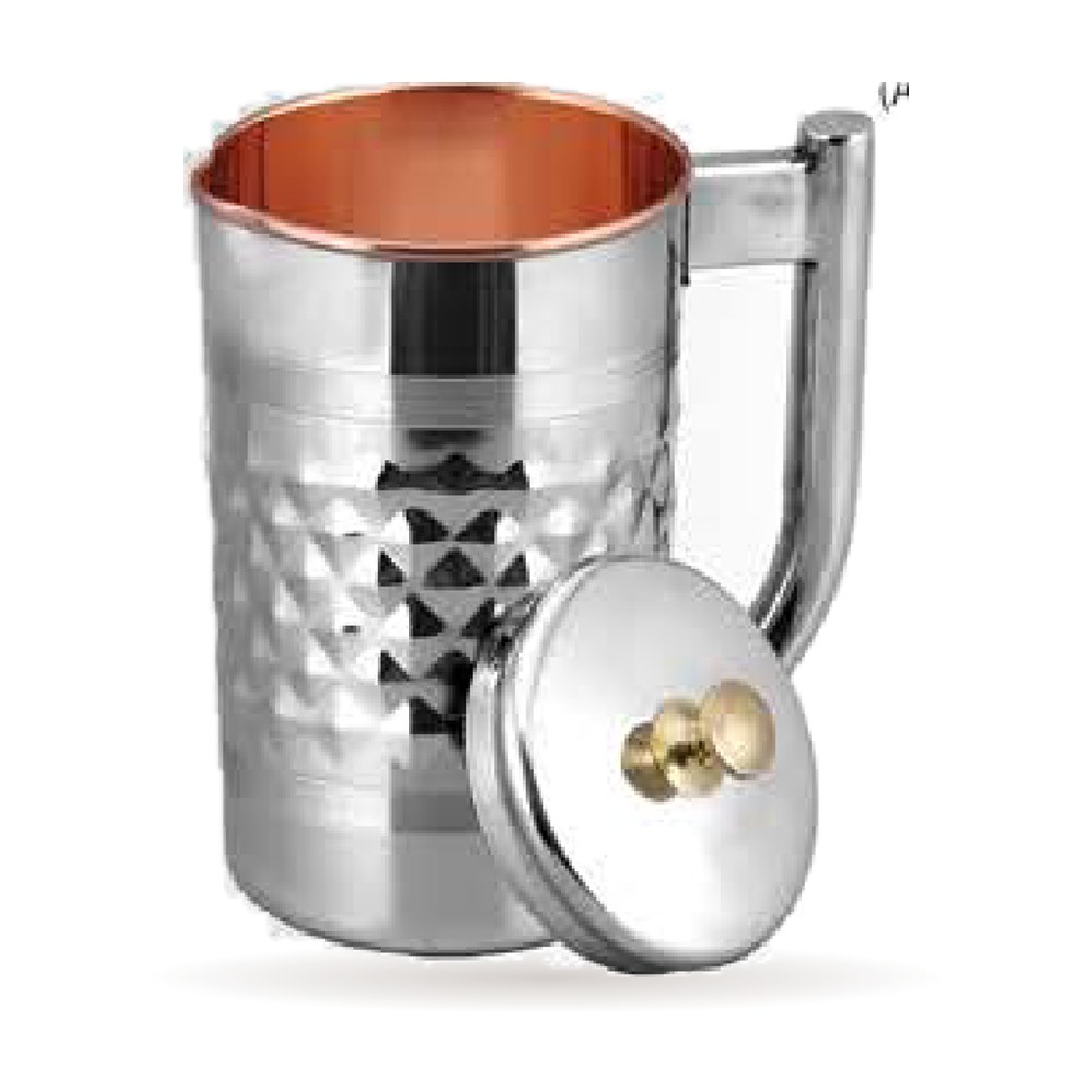 Steel-Copper Diamond Jug — Steel–Copper